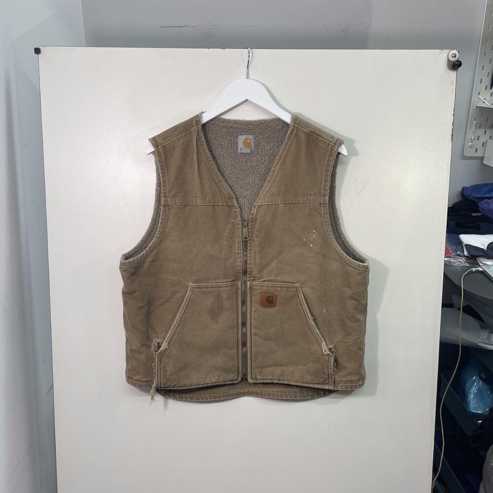 Carhartt Men's Brown and Tan Gilet